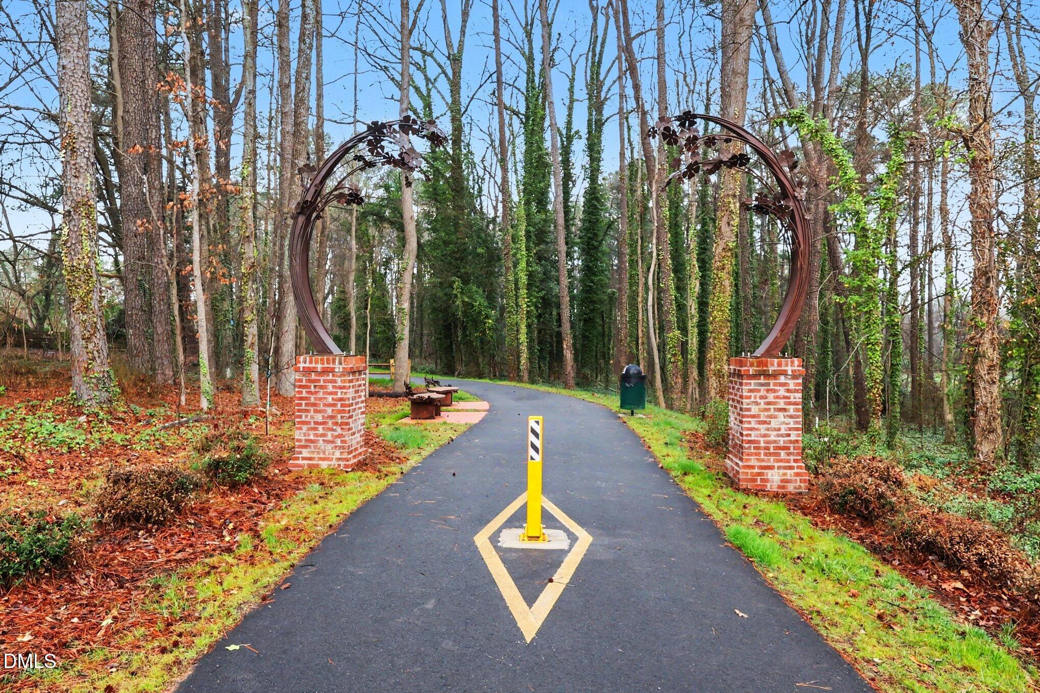 603 Kildaire Farm Road, Unit 603605 Cary, NC 27511 - Photo 14 of 14 a view of a park with iron fence