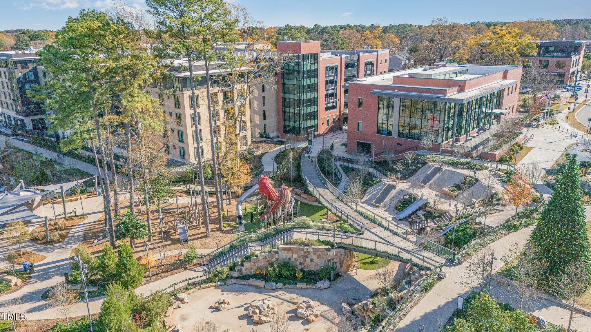 603 Kildaire Farm Road, Unit 603605 Cary, NC 27511 - Photo 5 of 14 a view of a city with tall buildings