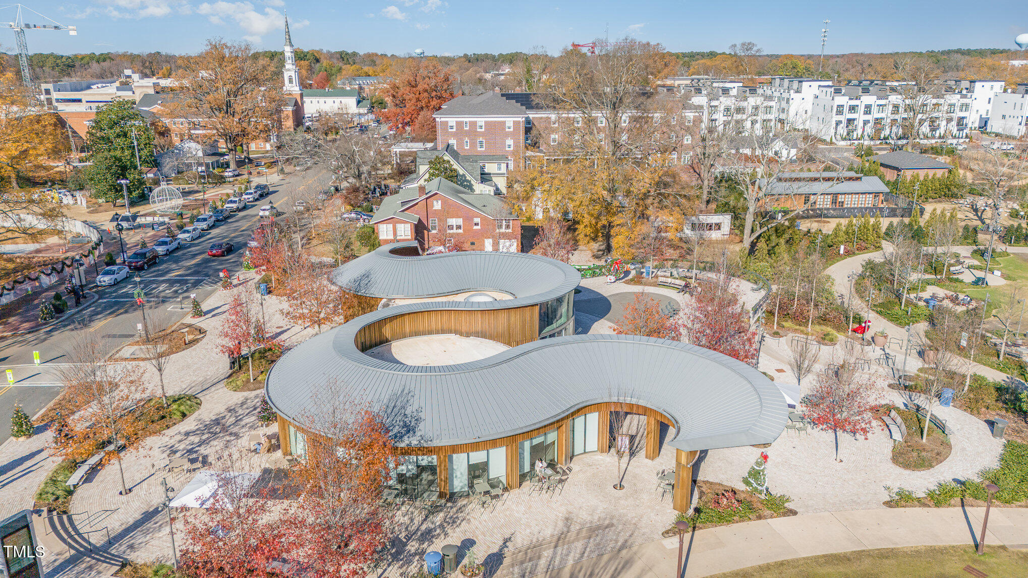 603 Kildaire Farm Road, Unit 603605 Cary, NC 27511 - Photo 6 of 14 an aerial view of multiple house
