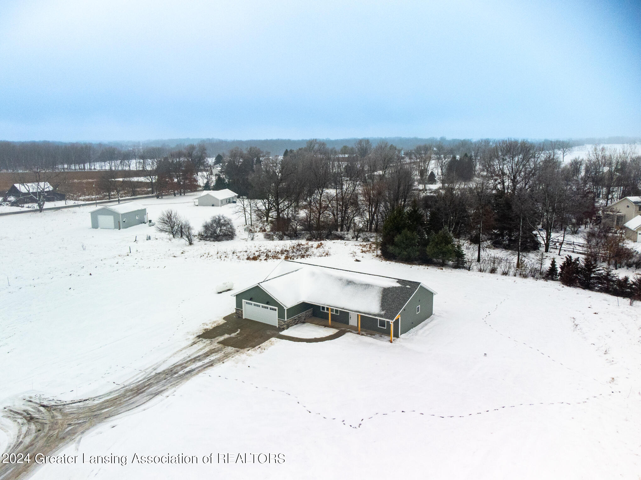5040 Milner Road Stockbridge, MI 49285 - Photo 26 of 28 Aerial