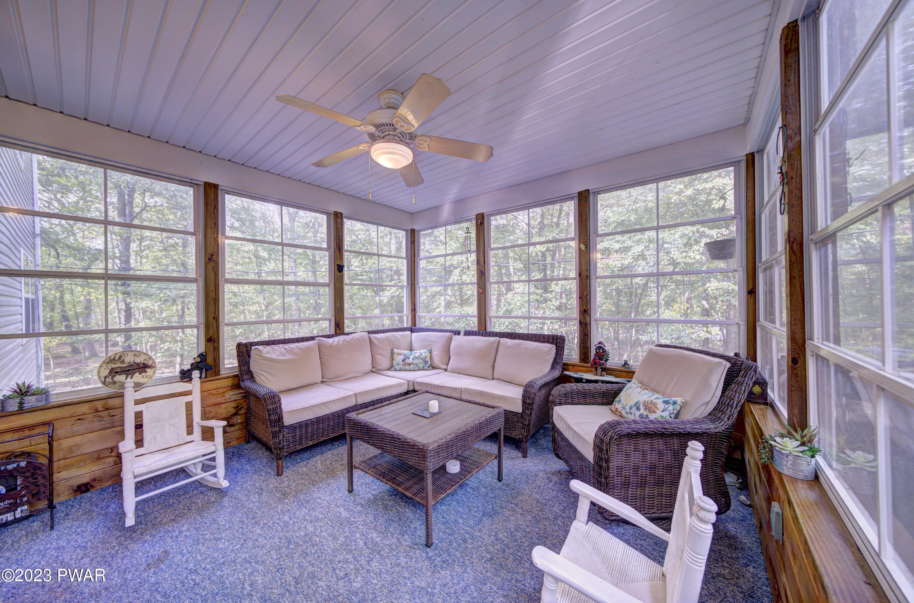 198 Tanager Road Lackawaxen, PA 18435 - Photo 20 of 40 Sun room