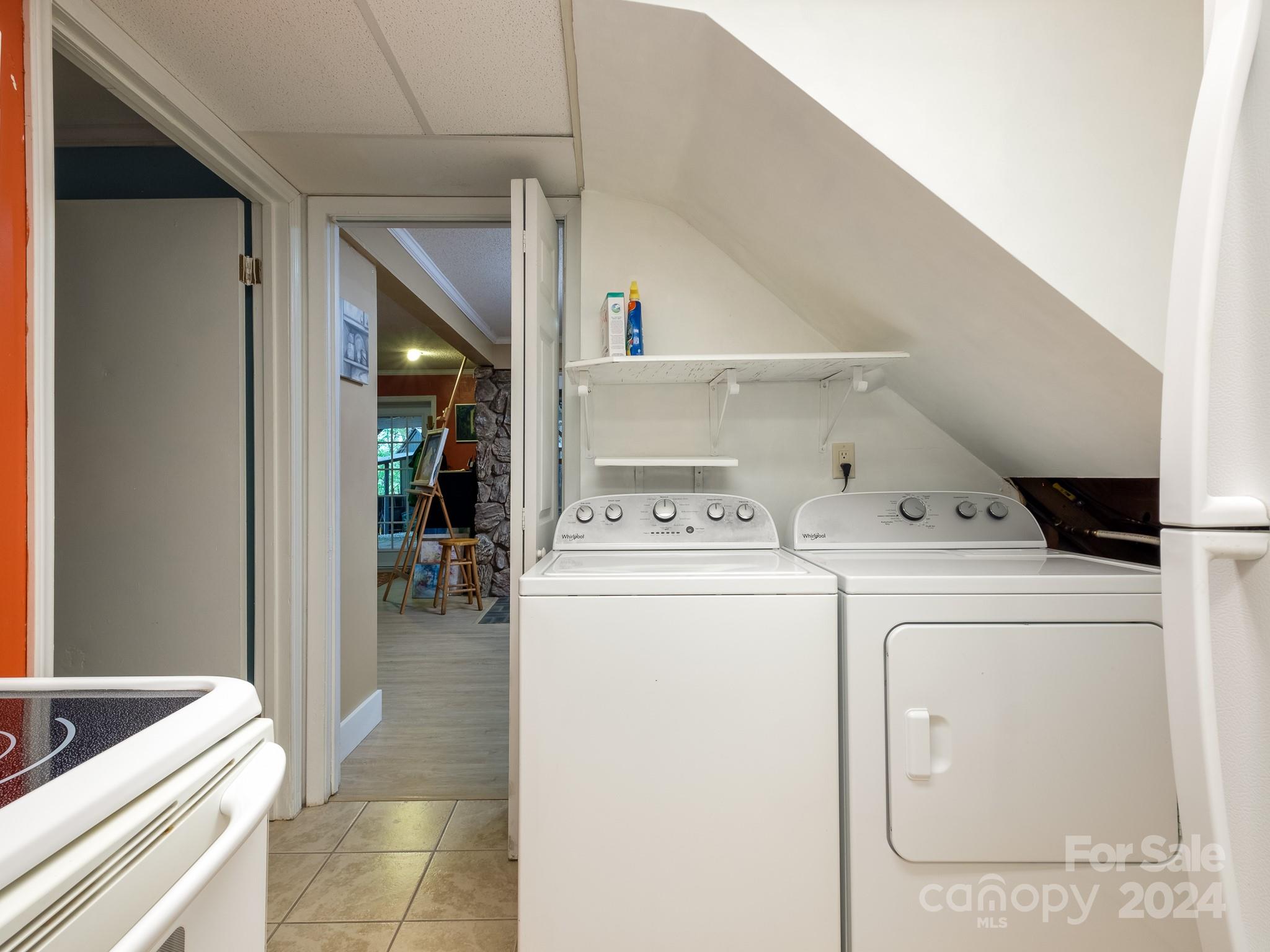 145 Catatoga Path Brevard, NC 28712 - Photo 27 of 41 a utility room with dryer and washer