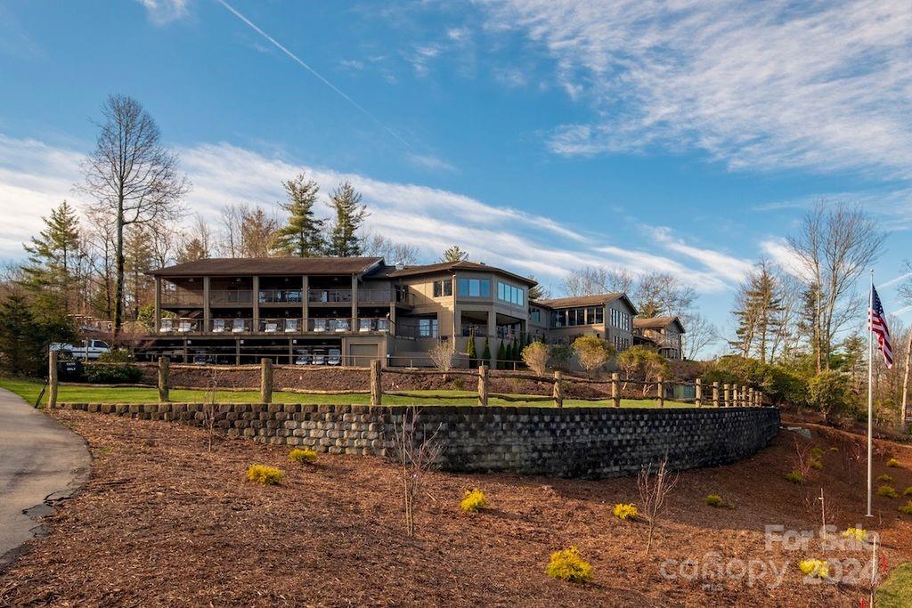 145 Catatoga Path Brevard, NC 28712 - Photo 39 of 41 a view of a house with swimming pool and sitting area