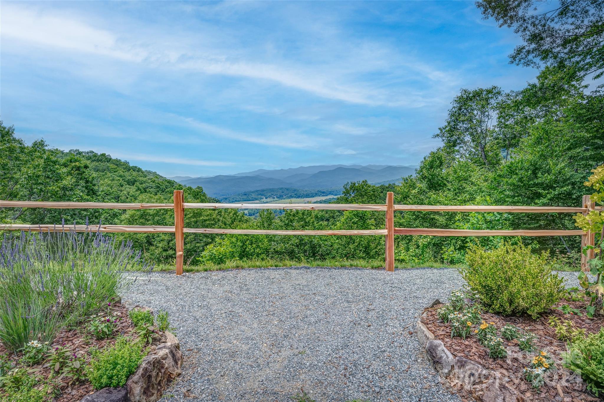 145 Catatoga Path Brevard, NC 28712 - Photo 41 of 41 a view of a garden with a lake view