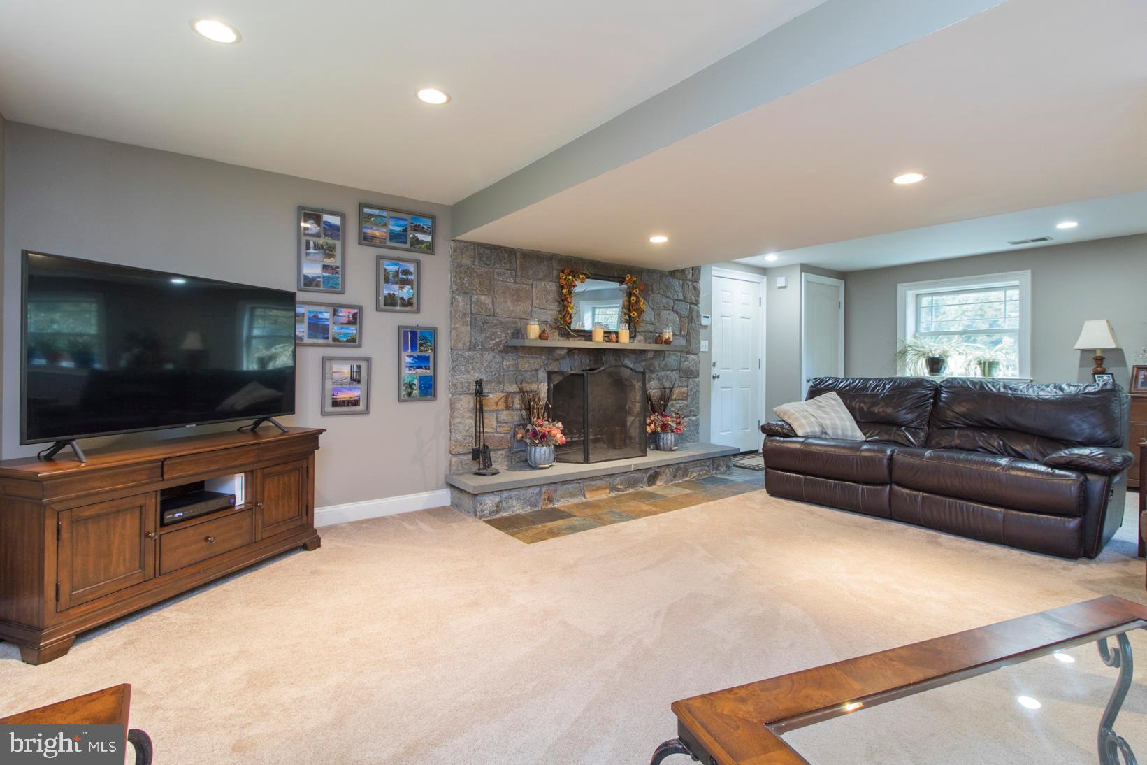 375 South Ridley Creek Road Media, PA 19063 - Photo 42 of 48 Fireplace Focal Point Of Family Room