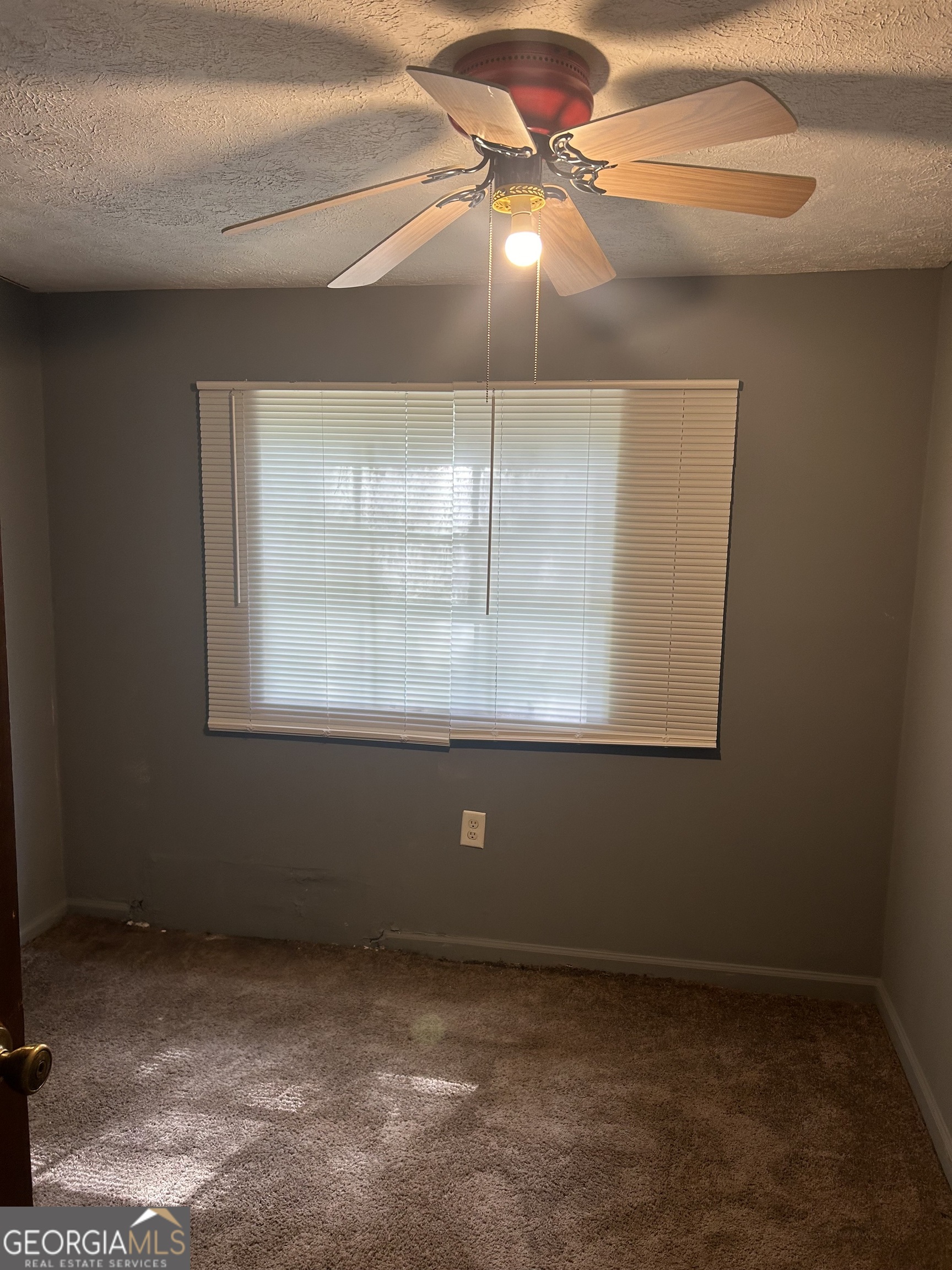 269 Lakeview Drive Locust Grove, GA 30248 - Photo 11 of 13 a view of an empty room with window and chandelier fan