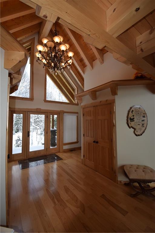 249 A Owlsboro Road Mount Chase, ME 04765 - Photo 17 of 35 Main entrance, beamed ceilings, full...