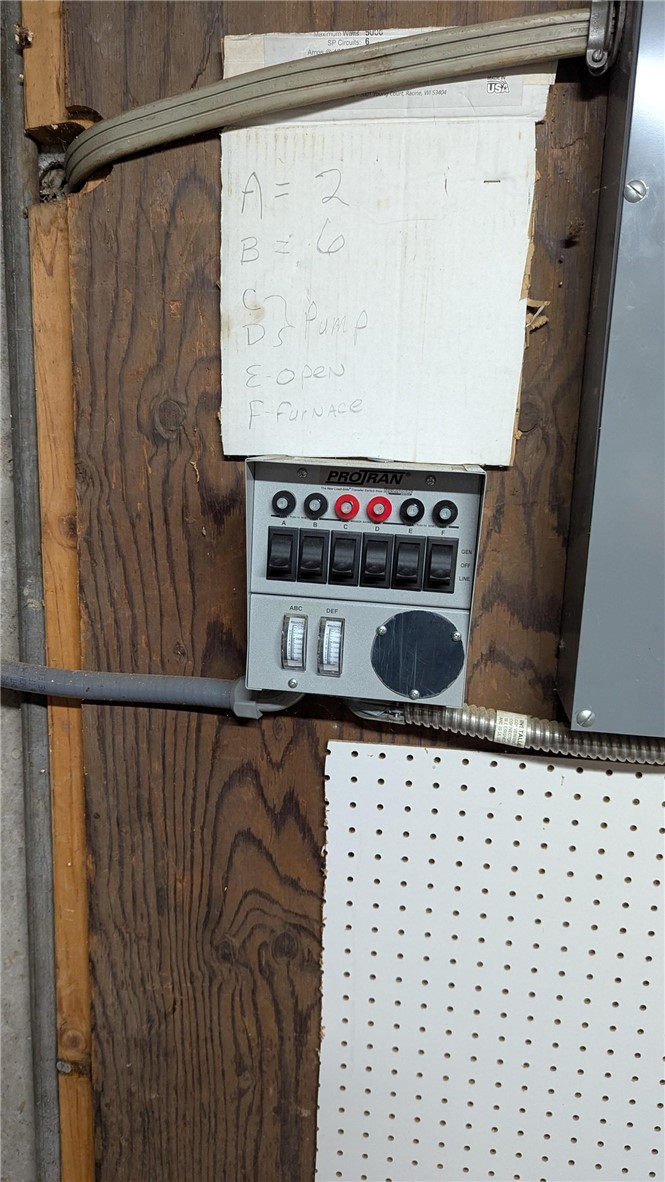 683 Lower 3rd Brook Road Walton, NY 13856 - Photo 26 of 27 hook up for generator. Generator is not on property