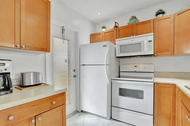 a view of a terrace with a lake view