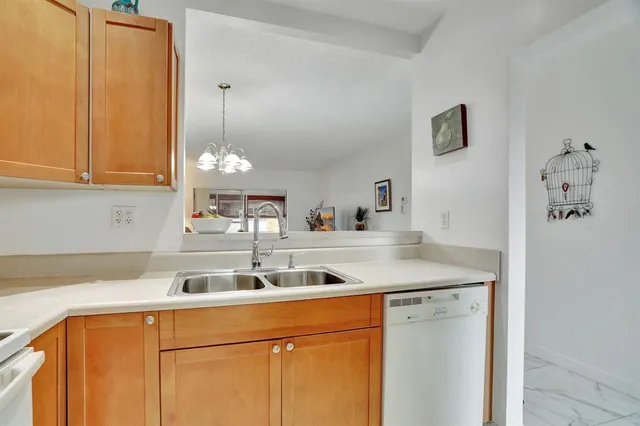 a view of a lake with a house