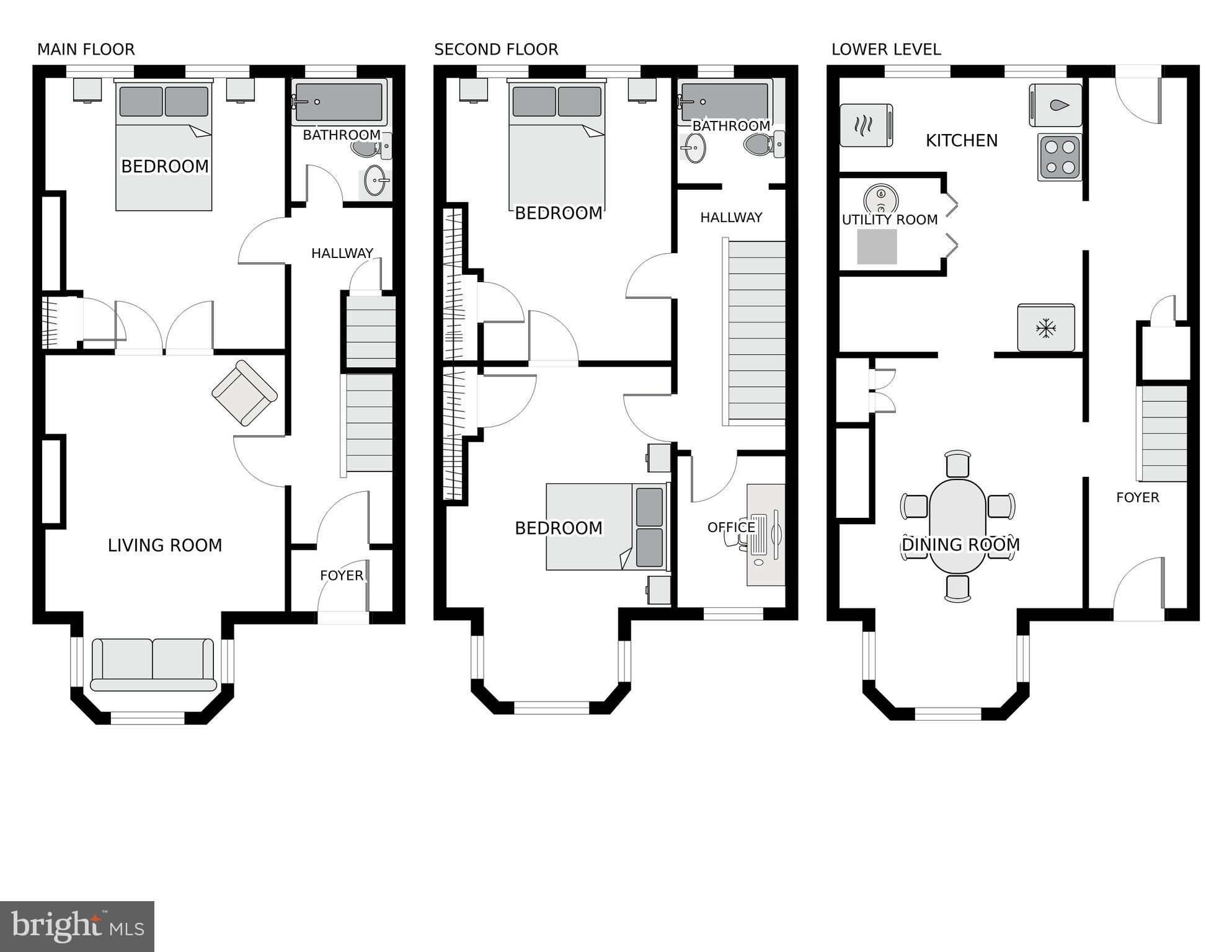1002 S Street Northwest Washington, DC 20001 - Photo 8 of 8 a bathroom with a sink mirror and vanity