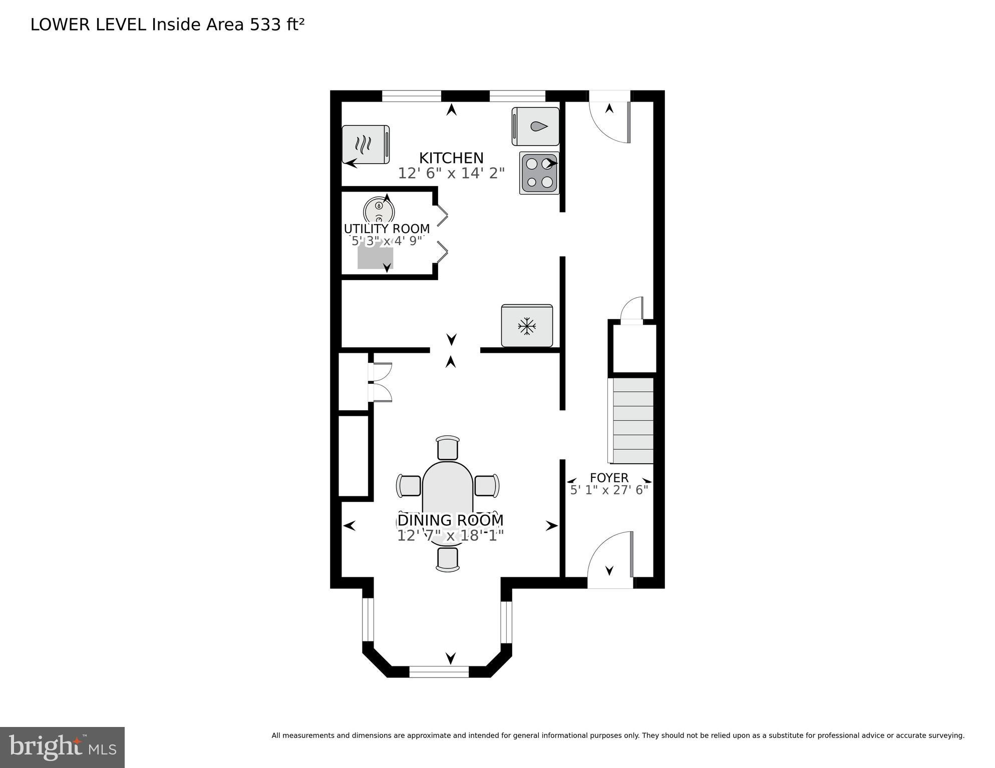 1002 S Street Northwest Washington, DC 20001 - Photo 5 of 8 a picture of a floor plan