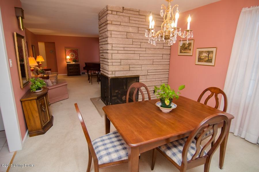 8 Sterling Road Louisville, KY 40220 - Photo 9 of 28 See Thru Fireplace b/t Dining & Living