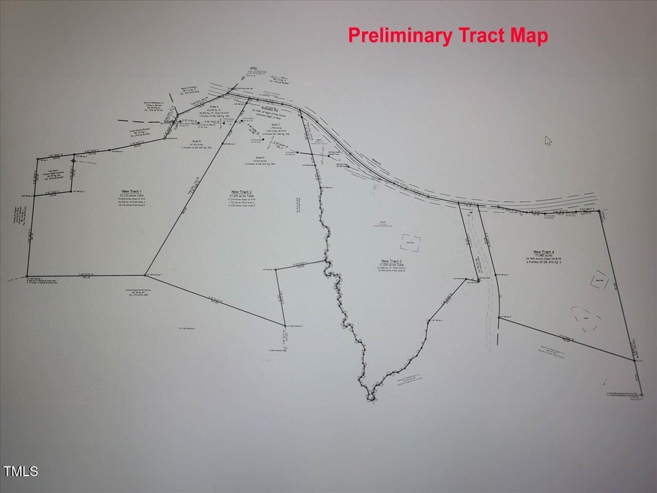 1 Robedo Road Mount Gilead, NC 27306 - Photo 22 of 22 30-PreliminaryTractMap