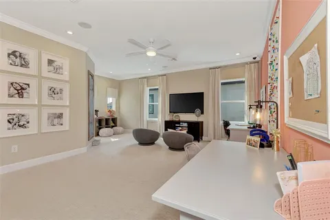 a bed room with a bed and a dresser