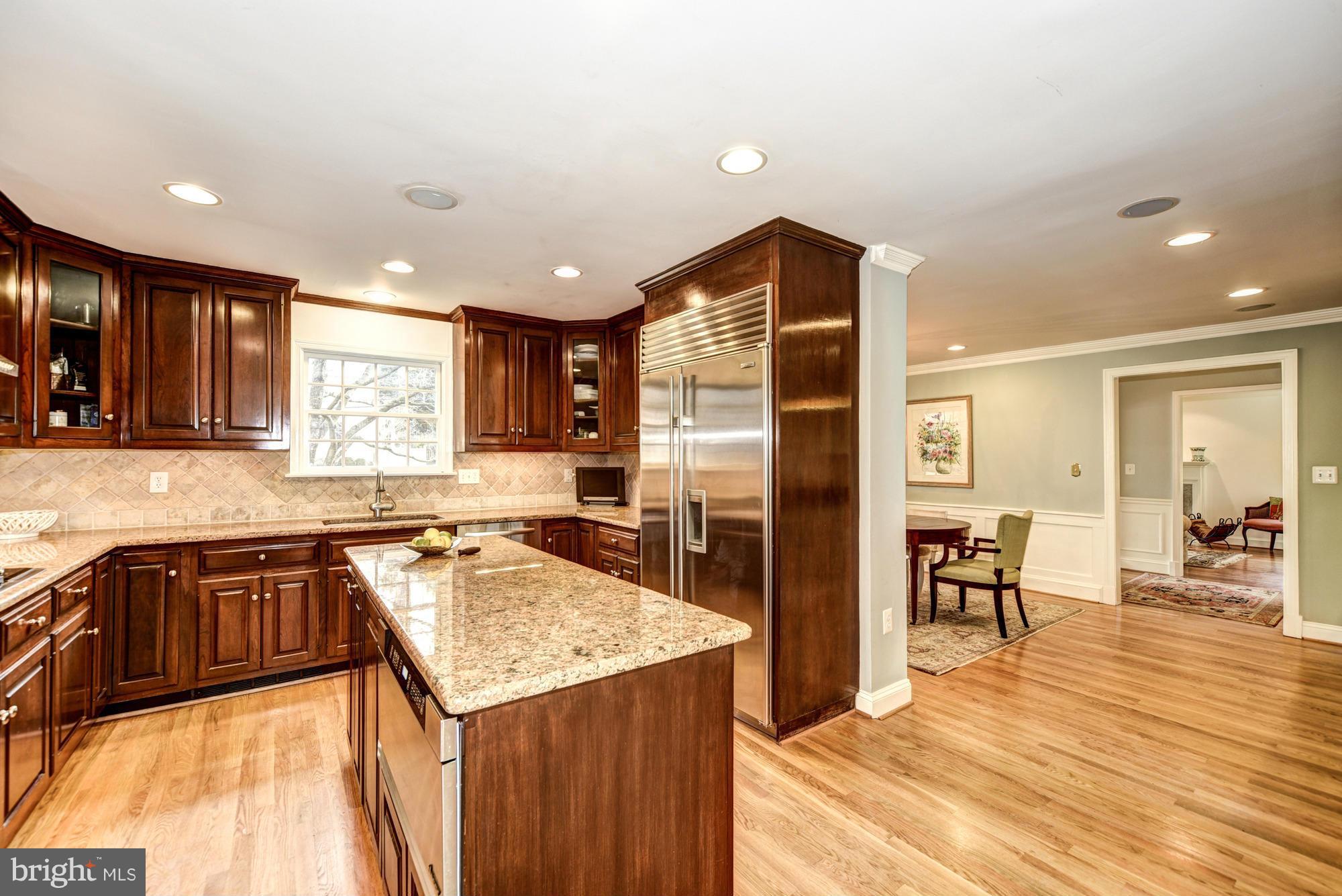 5102 Allan Road Bethesda, MD 20816 - Photo 9 of 25 Open Kitchen with Island