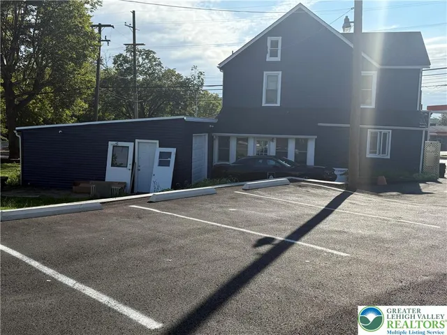 a backyard of a house