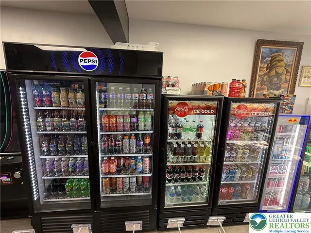 a view of a refrigerator with window