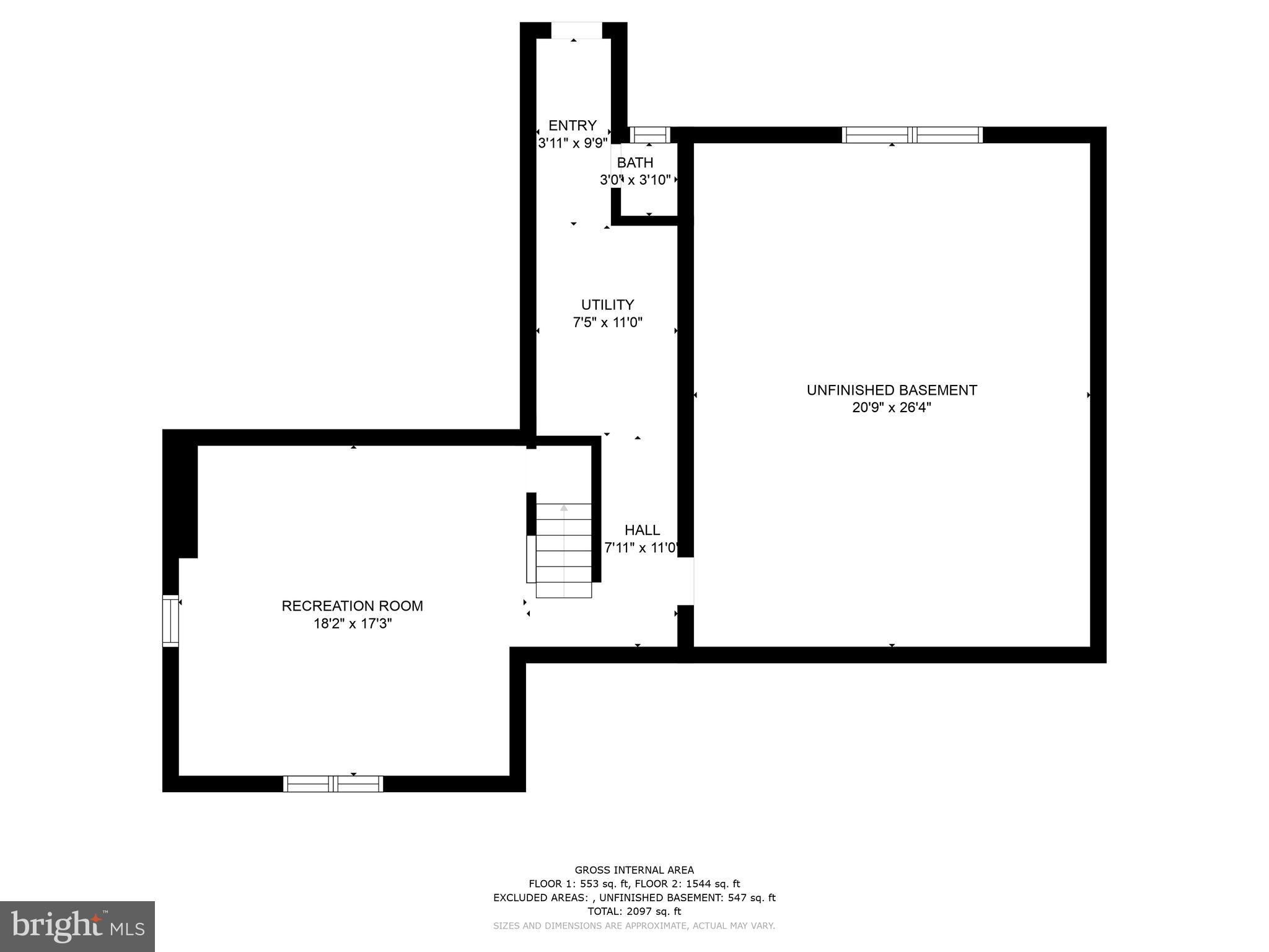 1514 Huntingdon Road Abington, PA 19001 - Photo 26 of 26 Lower Level Floor Plan