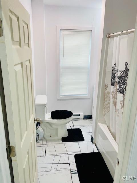 281 5th Street Whitehall, PA 18052 - Photo 17 of 36 a bathroom with a black white checkered floor and a black white refrigerator