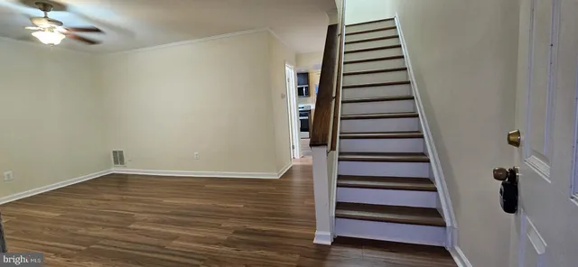 wooden floor in an empty room