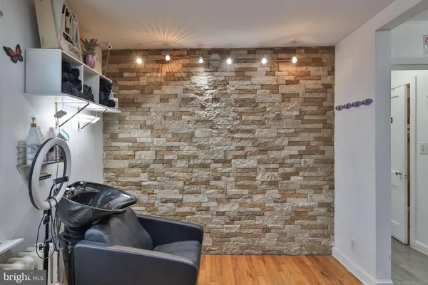 a bathroom with a sink and a shower