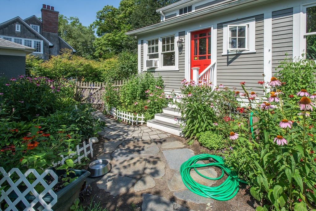 218 Elm Street Northampton, MA 01060 - Photo 11 of 42 a view of a house with a backyard and garden
