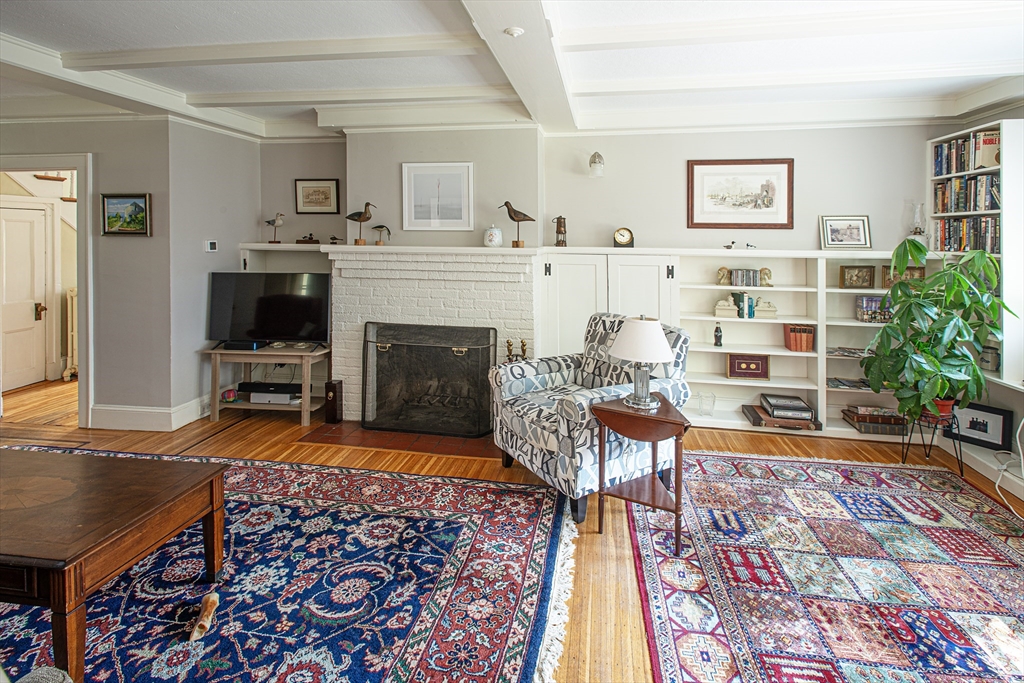 218 Elm Street Northampton, MA 01060 - Photo 21 of 42 a living room with furniture and a fireplace