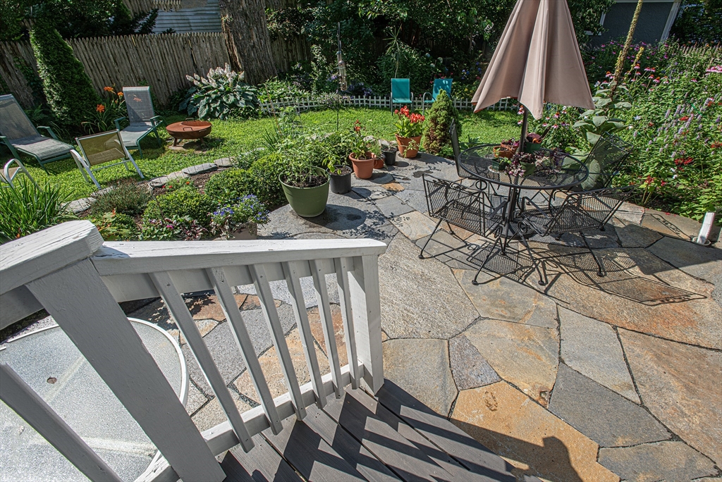 218 Elm Street Northampton, MA 01060 - Photo 10 of 42 a view of yard with seating area and trees