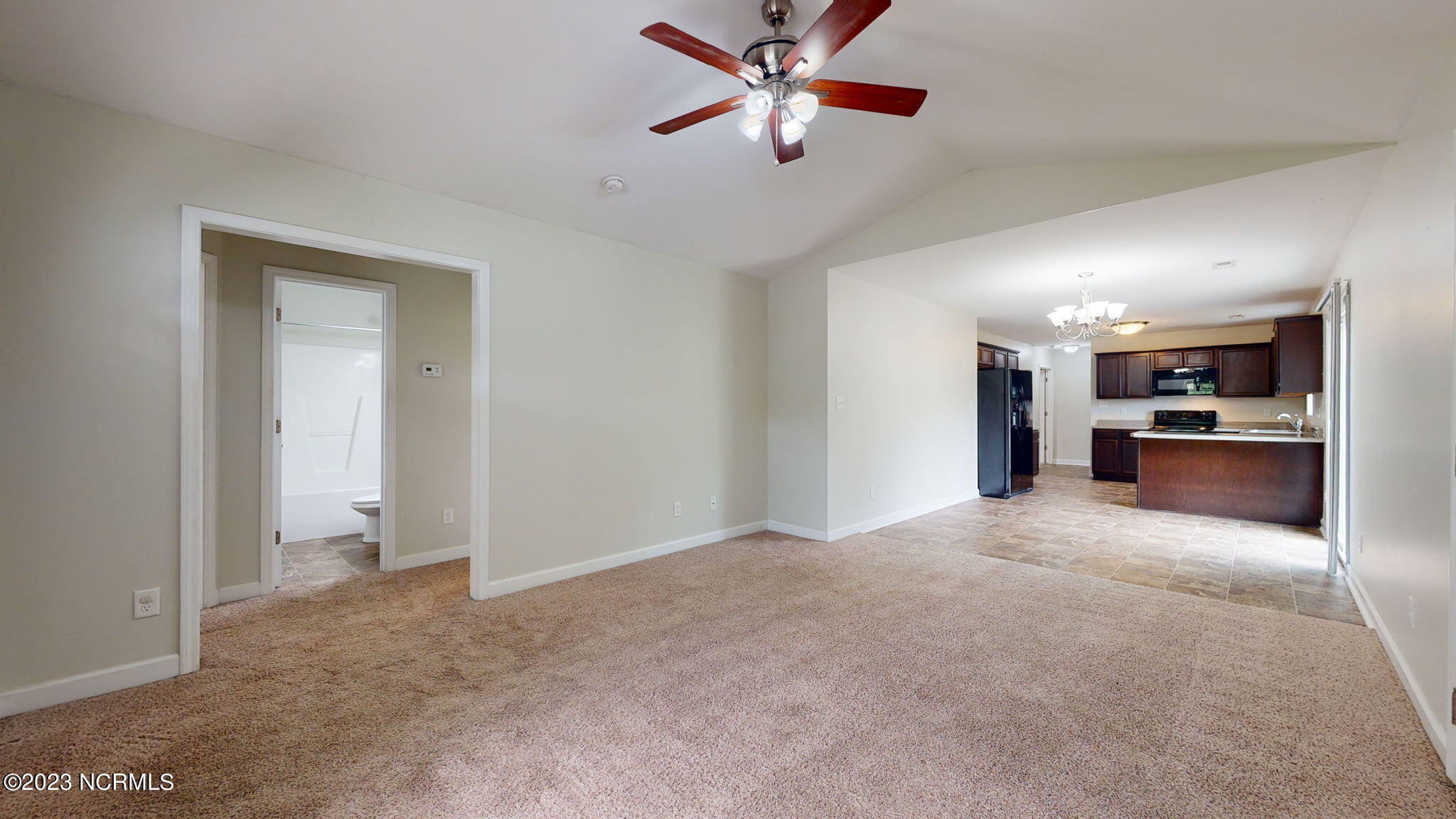 160 Copeland Court Hubert, NC 28539 - Photo 7 of 34 Living, hall, to kitchen