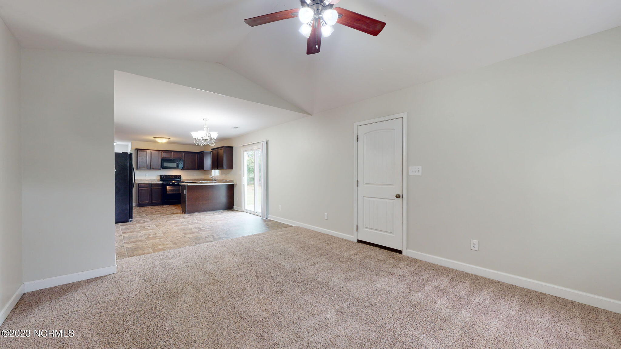 160 Copeland Court Hubert, NC 28539 - Photo 8 of 34 Living to kitchen