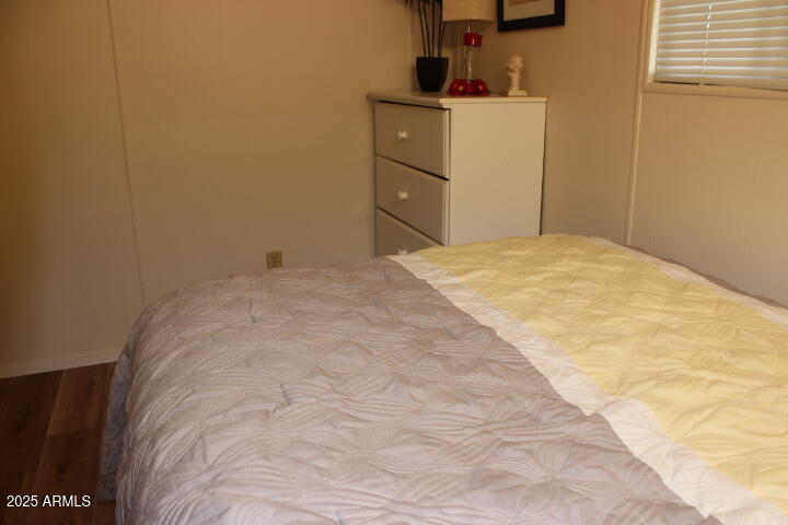 303 South Recker Road, Unit 223 Mesa, AZ 85206 - Photo 11 of 31 a bedroom with a bed and cabinets
