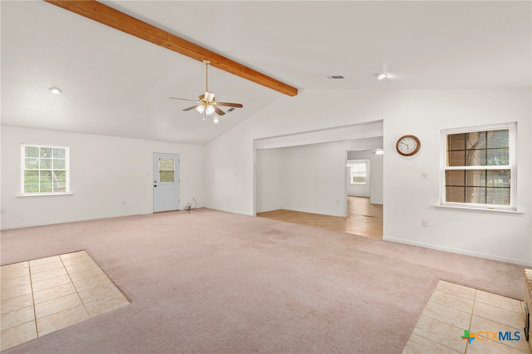 23168 Wolfridge Road Killeen, TX 76549 - Photo 13 of 42 a view of a livingroom with a ceiling fan and window