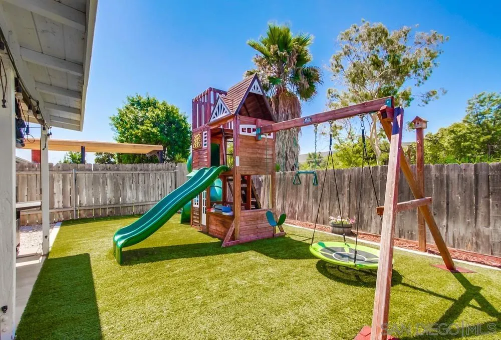 14020 Frame Road Poway, CA 92064 - Photo 36 of 52 a view of a slide in a backyard