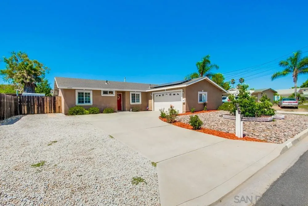14020 Frame Road Poway, CA 92064 - Photo 44 of 52 a front view of a house with garage