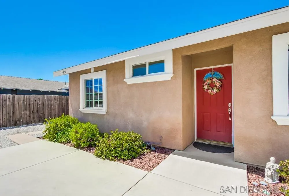 14020 Frame Road Poway, CA 92064 - Photo 46 of 52 a front view of a house with garden