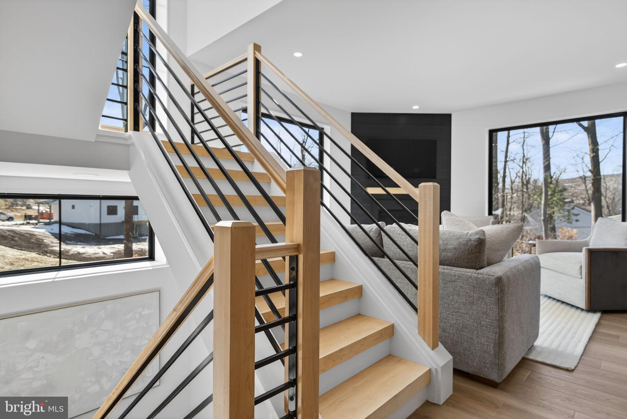 Anvil Model Lot #9 Anvil Model, Unit 9 Womelsdorf, PA 19567 - Photo 38 of 68 Modern staircase with sleek design elements.