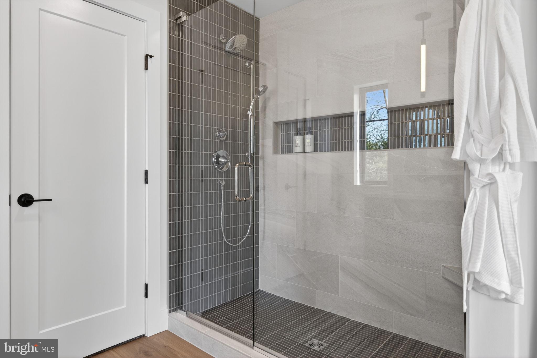 Anvil Model Lot #9 Anvil Model, Unit 9 Womelsdorf, PA 19567 - Photo 49 of 68 Sleek modern shower with elegant finishes.