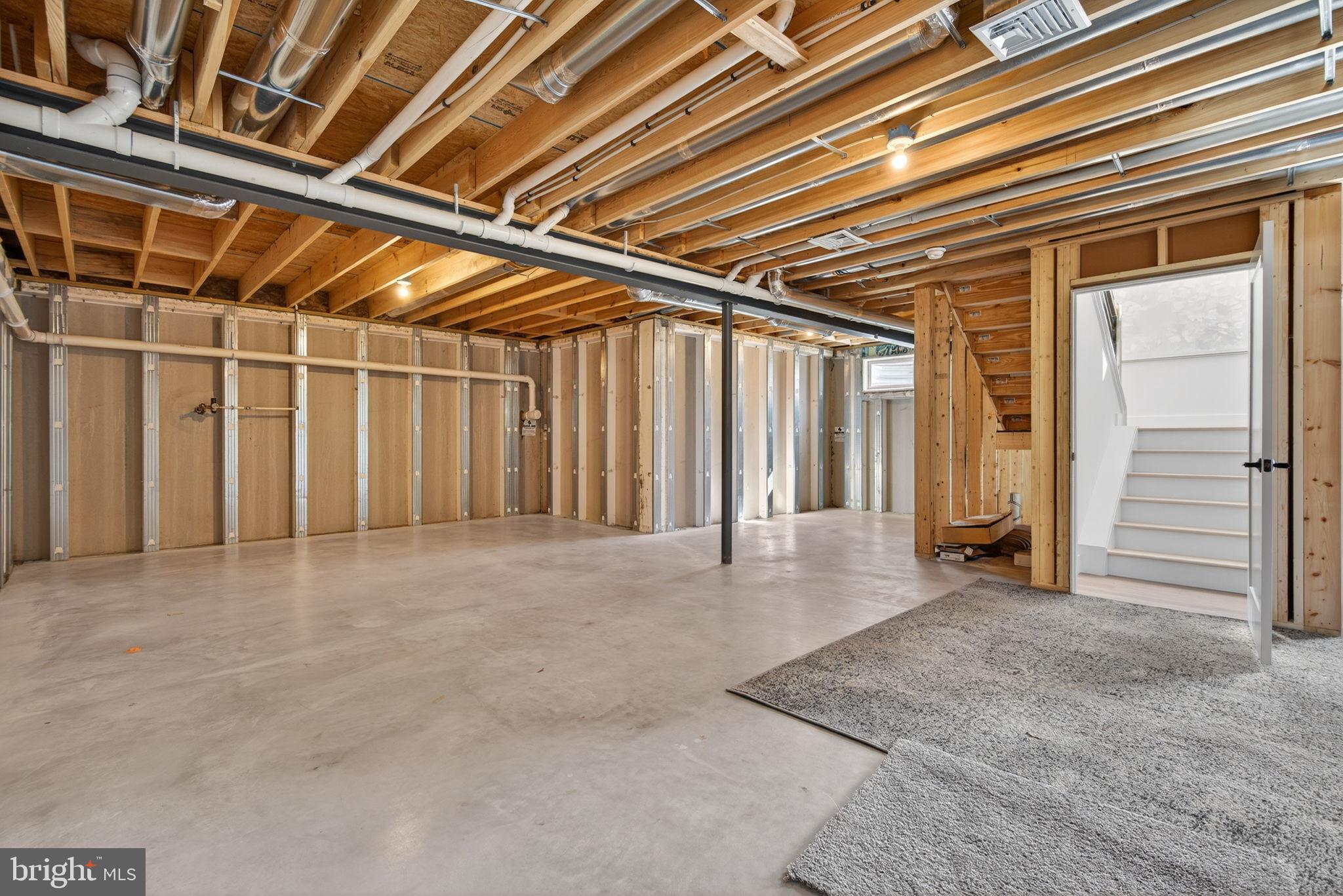 Anvil Model Lot #9 Anvil Model, Unit 9 Womelsdorf, PA 19567 - Photo 63 of 68 Spacious unfinished basement ready for ideas.