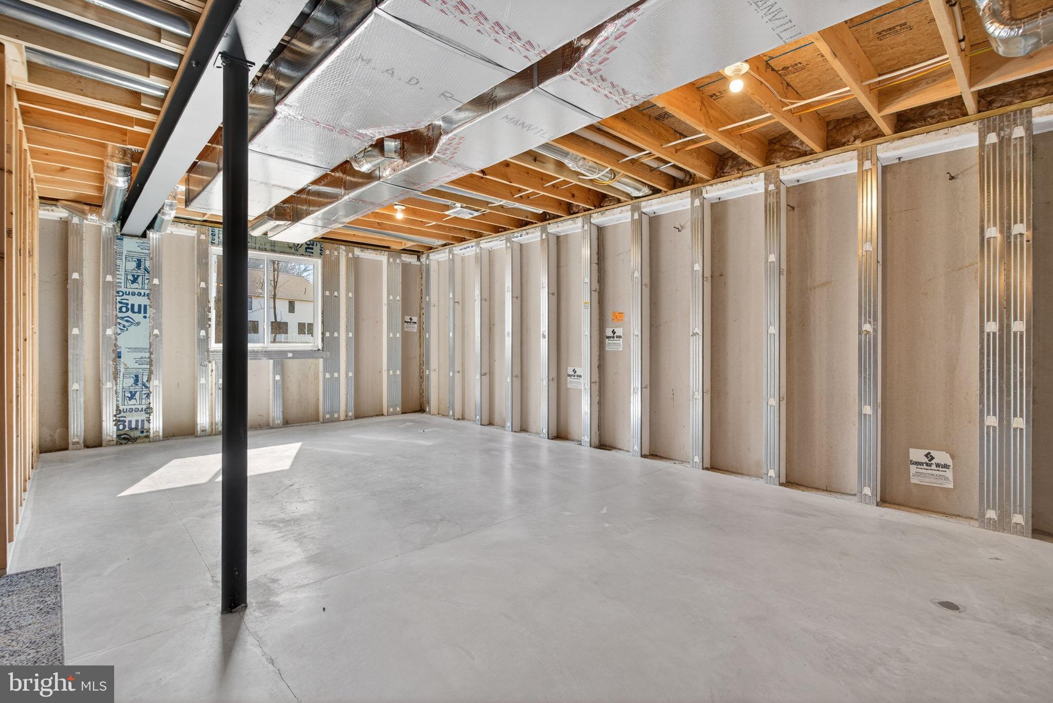 Anvil Model Lot #9 Anvil Model, Unit 9 Womelsdorf, PA 19567 - Photo 65 of 68 Spacious unfinished basement ready for ideas.