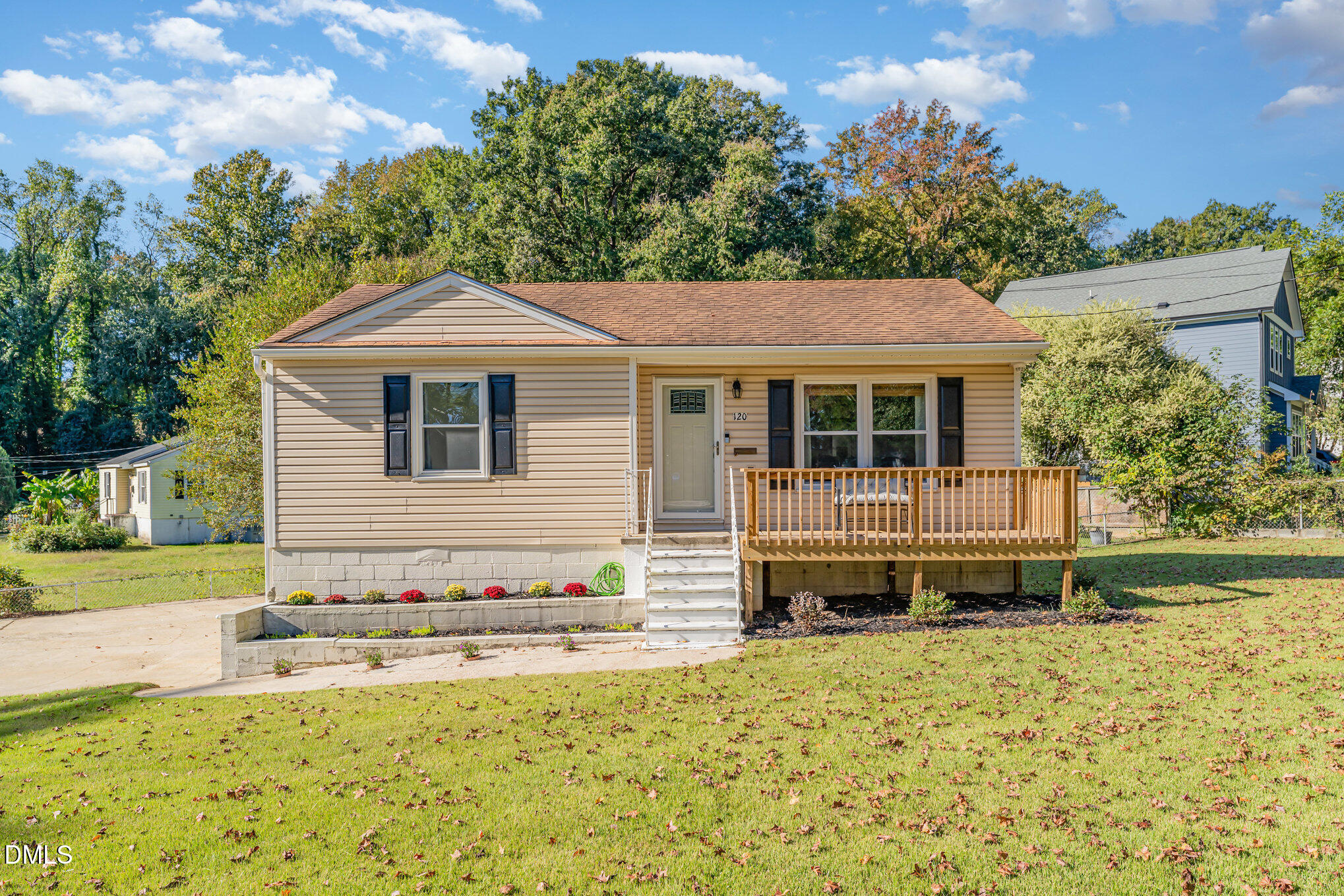 120 Blanchard Street Raleigh, NC 27603 - Photo 1 of 23 a front view of a house with a yard