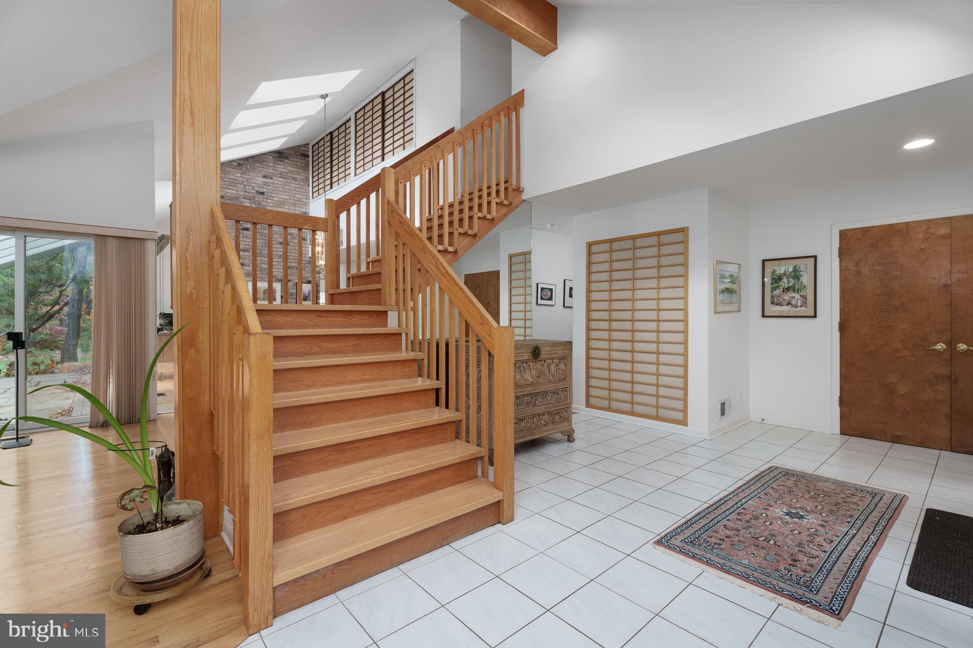 516 Mt Lucas Road Princeton, NJ 08540 - Photo 16 of 43 a view of entryway with livingroom and stairs