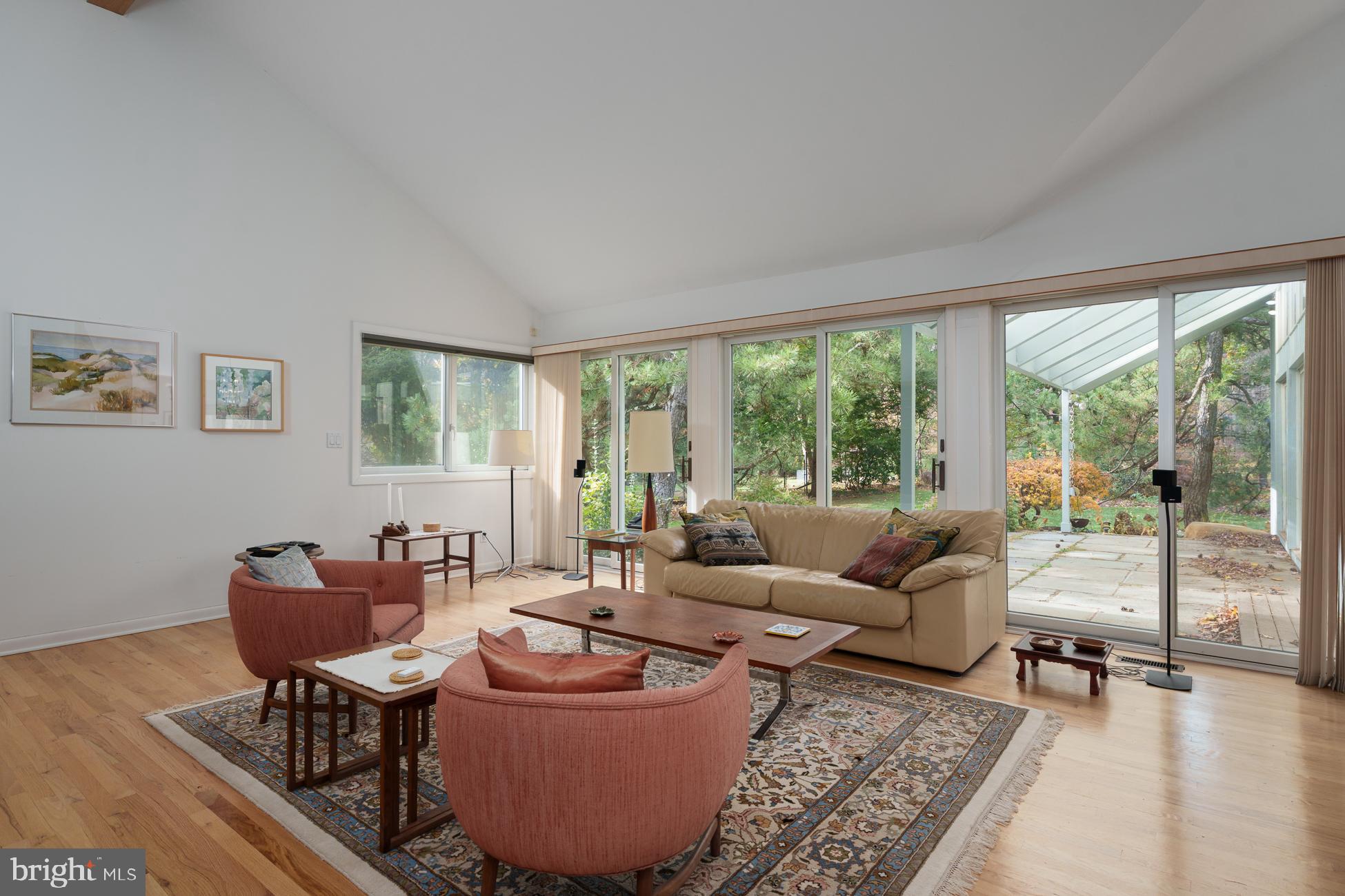 516 Mt Lucas Road Princeton, NJ 08540 - Photo 3 of 43 a living room with furniture and a large window
