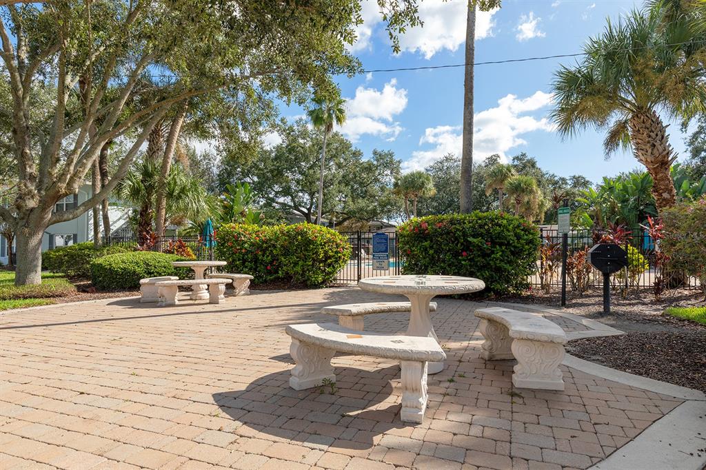 4822 South Conway Road, Unit 127 Orlando, FL 32812 - Photo 15 of 15 a view of a fountain with fountain in the patio