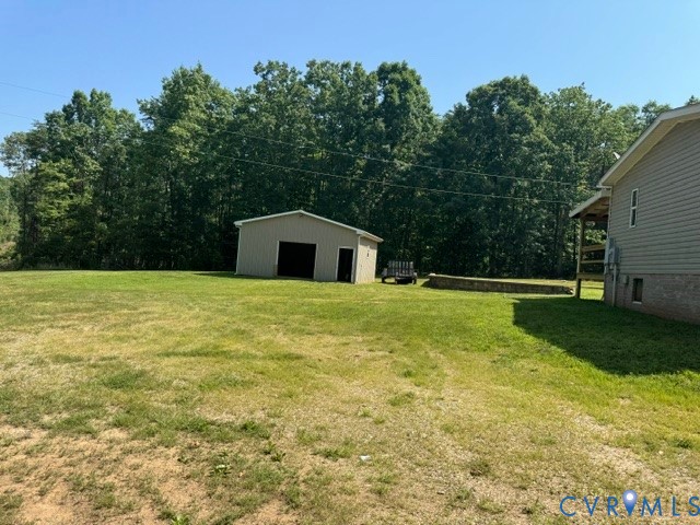 1927 Five Forks Road Pamplin, VA 23958 - Photo 12 of 42 Expansive grassy area featuring a detached utility