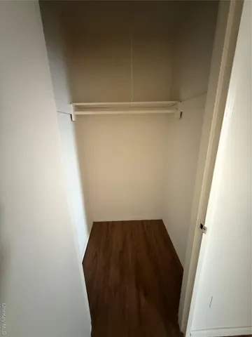 a close up view of racks on the wall