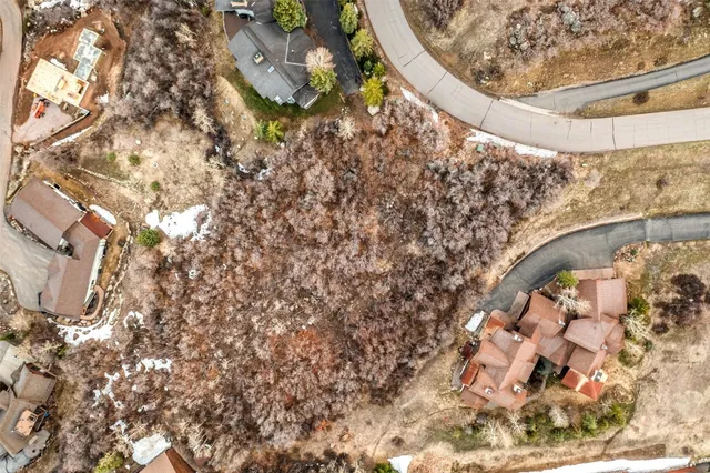 a view of a city with mountain