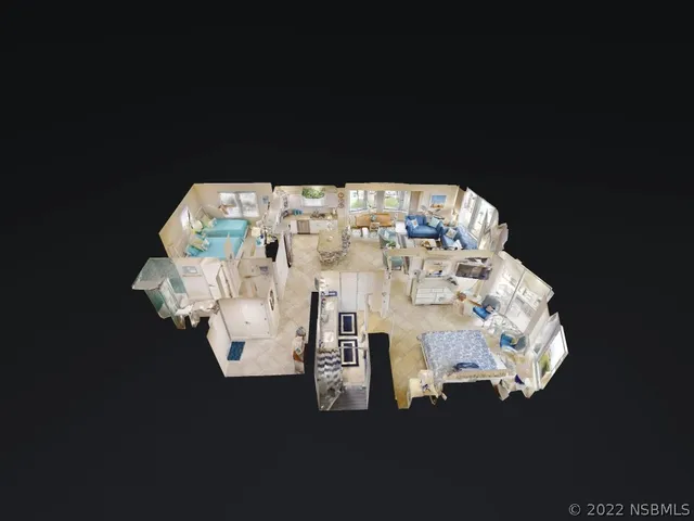 a view of chandelier