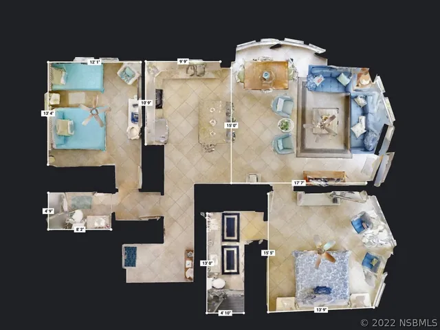 with aerial view of a fireplace with wooden floor