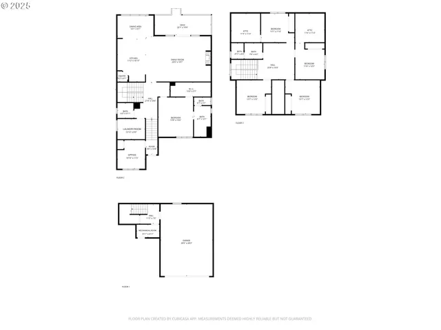 an aerial view of a house with a ocean view